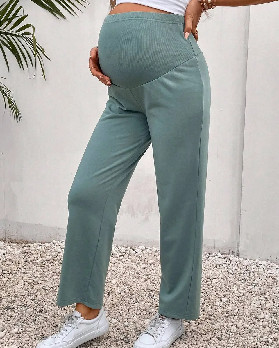 Light Blue Maternity Trouser