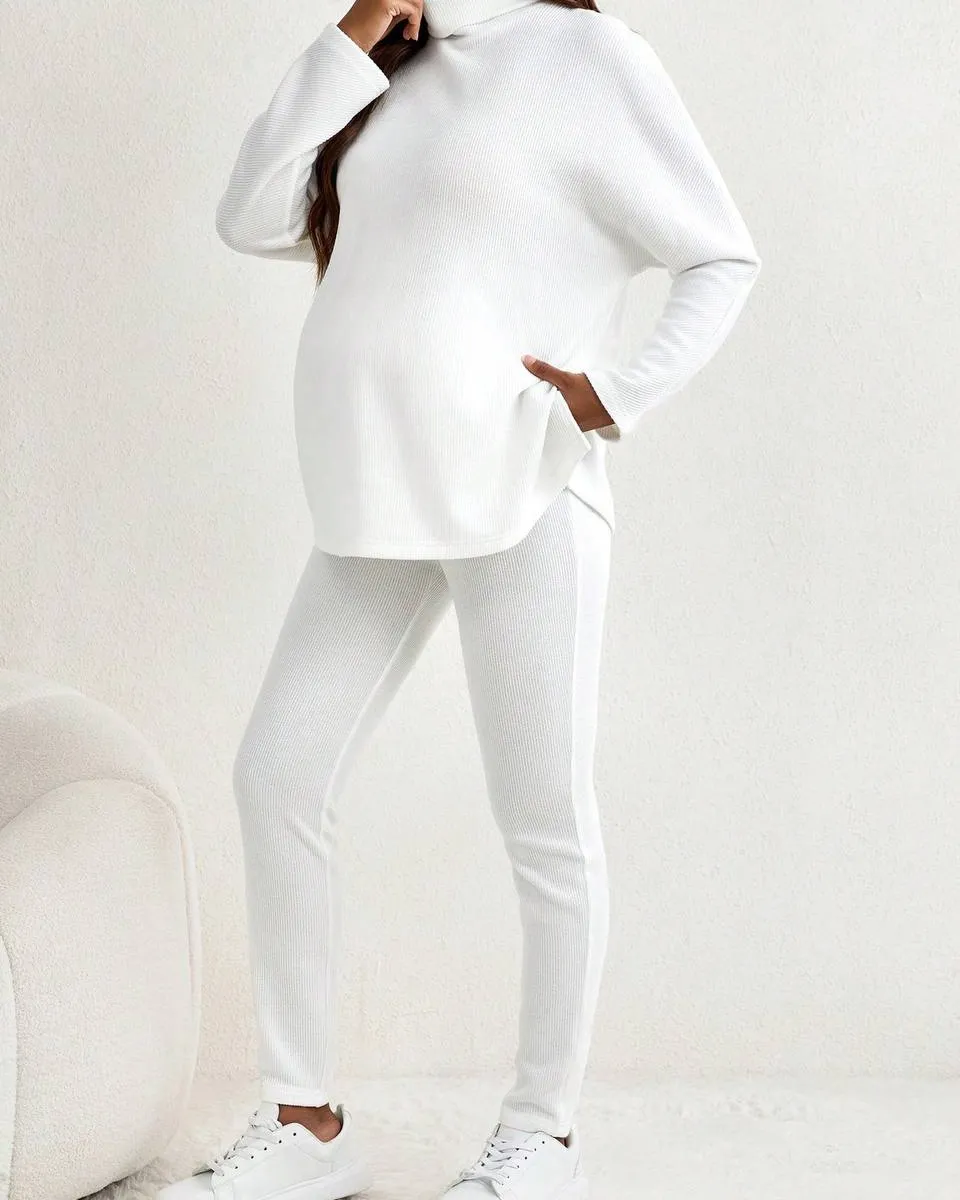 Complete White Maternity Outfit